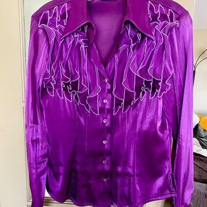 Samuel Dong ruffled blouse